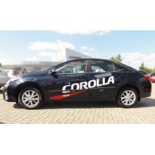 Молдинги на двери Rider F-16/20 Toyota Corolla (2013-)
